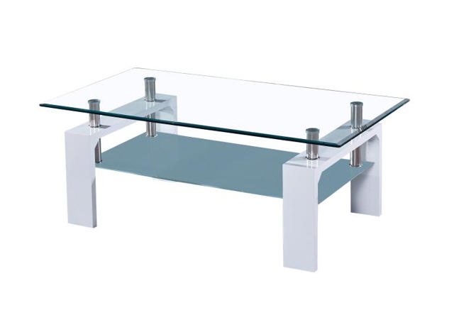 LILY COFEE TABLE 110X60X43CM WHITE