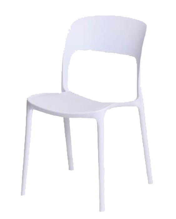 TIKA CHAIR WHITE 41Χ57Χ83.5CM