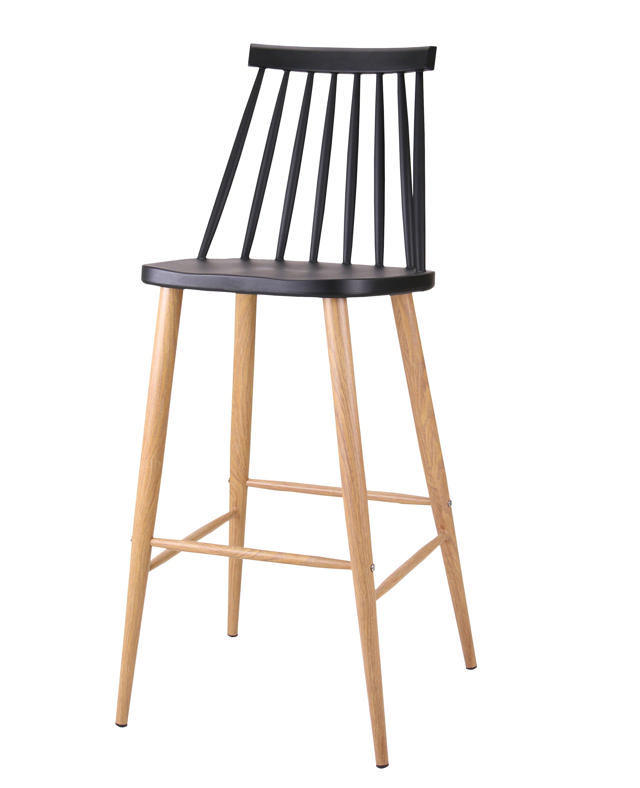 NANCY STOOL BLACK 43Χ49,5Χ107CM