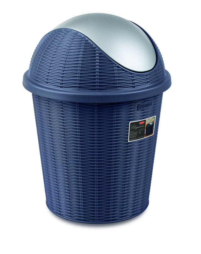 STEFANPLAST ELEGANCE SWING BIN 10LT BLUE NAVY