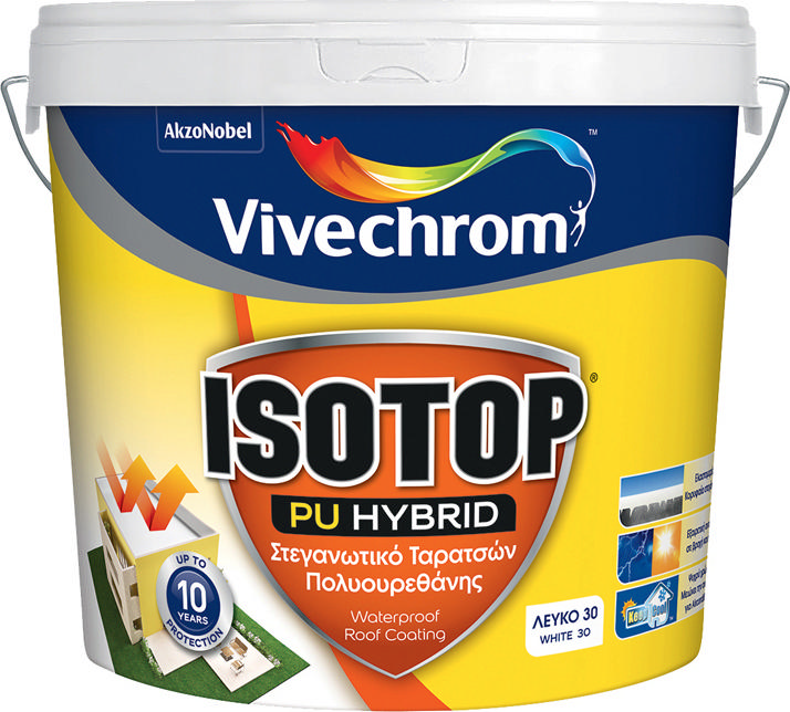 VIVECHROM ISOTOP ΣΤΕΓΑΝΩΤΙΚΟ ΤΑΡΑΤΣΩΝ ΠΟΛΥΟΥΡΕΘΑΝΗΣ 10L