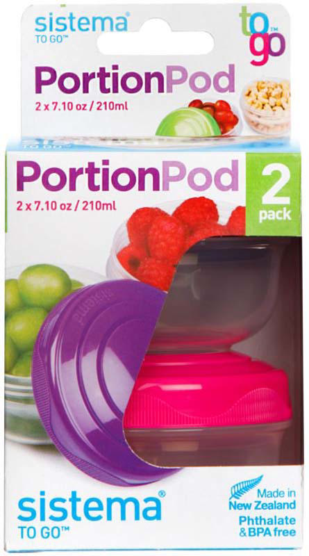 SISTEMA TO GO PORTIONPOT ΔΟΧΕΙΑ 2ΤΕΜ 210ML