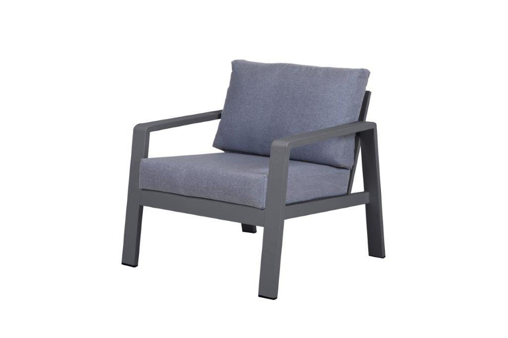 MASSA SINGLE CHAIR 76X85X72CM - GREY