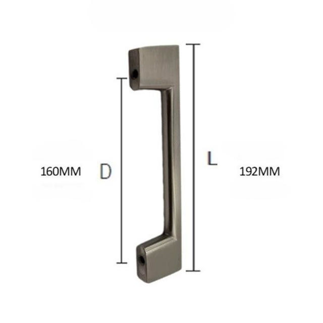 NICKEL MAT HANDLE 160MM