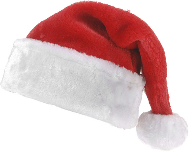 XMAS HAT PLUSH 40X30CM