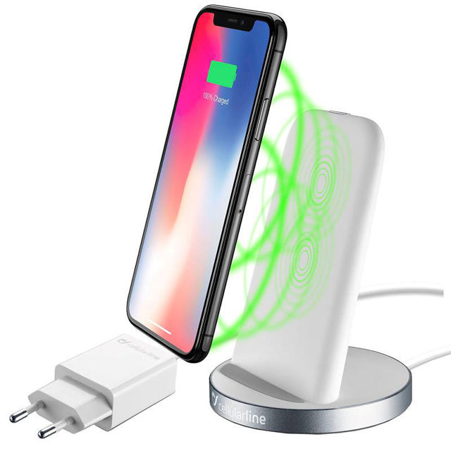 CELLULAR LINE PODIUM WIRELESS FAST CHARGER STAND