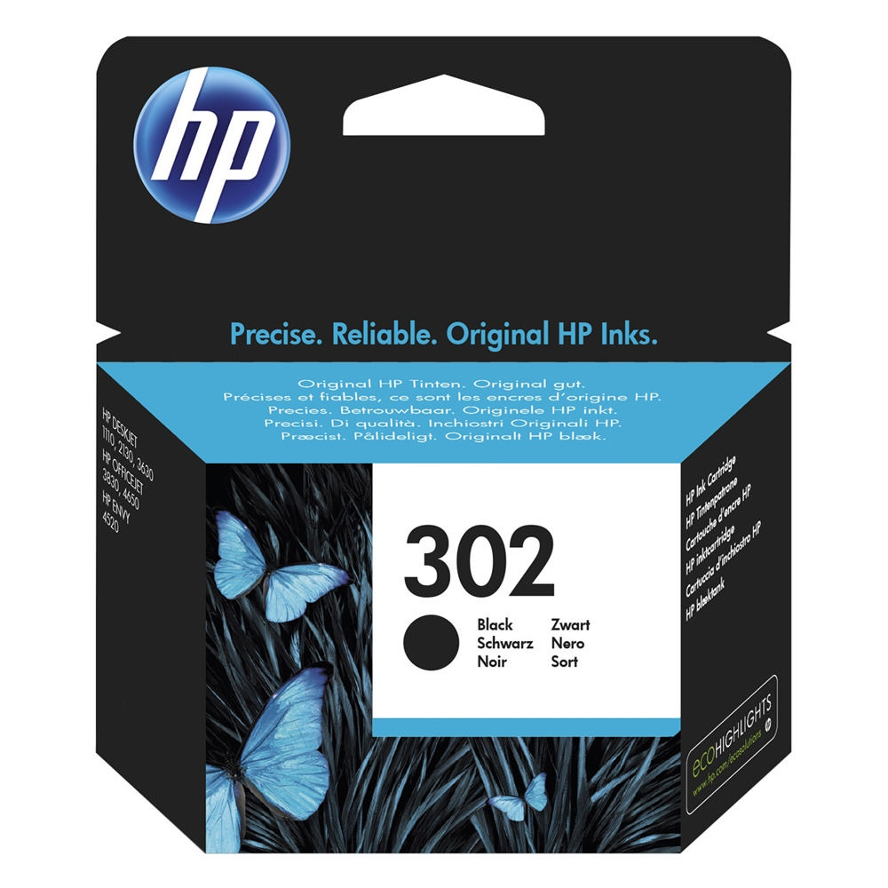 HP 302 BLACK (F6U66AE)