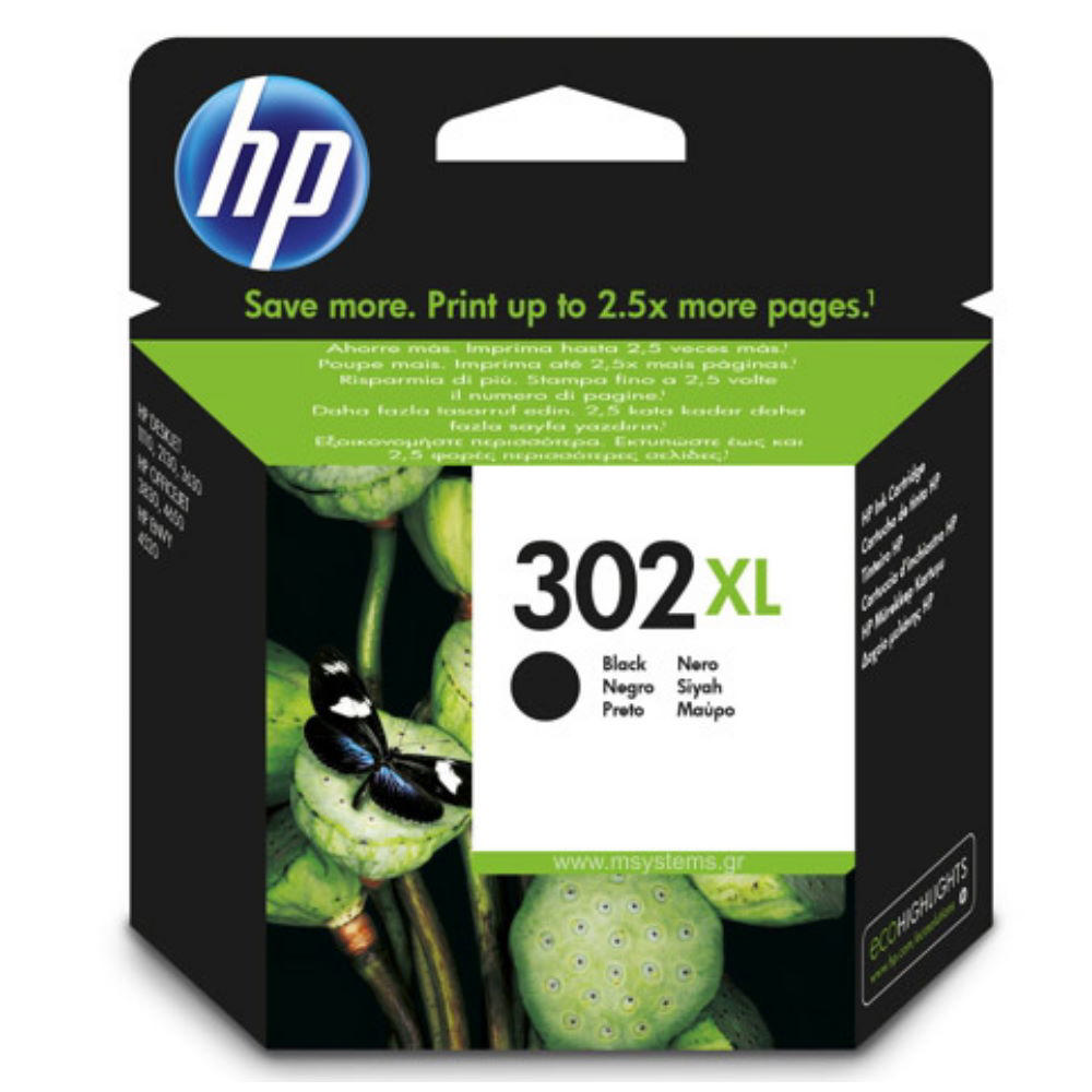 HP 302 XL BLACK (F6U68AE)