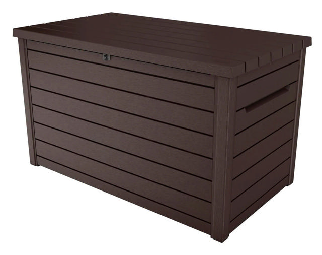 KETER ONTARIO CUSHION BOX 147X83X86CM 870L BROWN