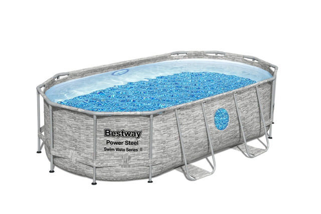 BESTWAY 56714 POOL 427X250X100CM RATTAN OVAL