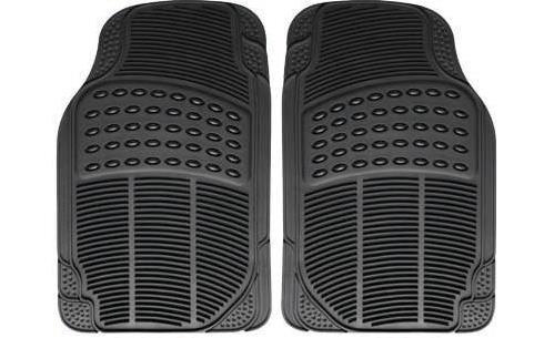 GEAR&GO CAR MAT 2PCS BLACK PVC 2.3KG