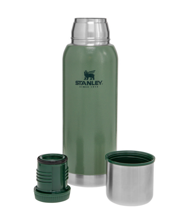 STANLEY STAINLESS STEEL VACUUM BOTTLE GREEN 1LTR