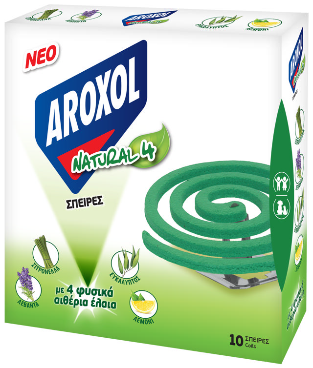 AROXOL NATURAL 4 COIL 10 ΤΕΜΑΧΙΑ