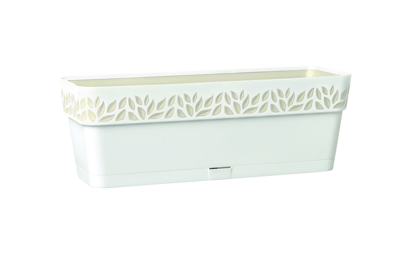 STEFANPLAST CLOE FLOWER BOX 50CM WHITE