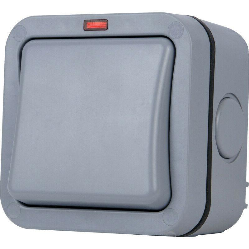 BG NEXUS WP30-01 SINGLE OUTDOOR WEATHERPROOF SWITCH 