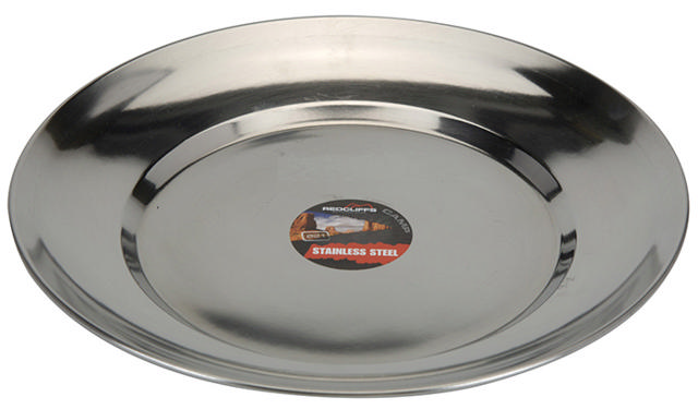 PLATE STAINLESS STEEL DIA 21CM