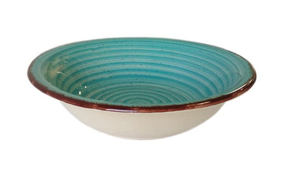 LIFESTYLE TG SOUP PLATE 21CM TURQUOISE