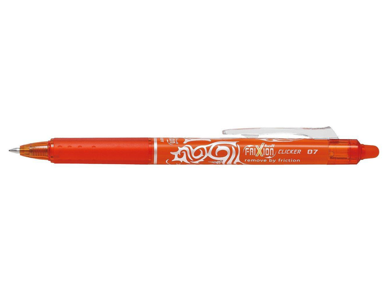 PILOT FRIXION CLICKER ROLLERBALL ORANGE 0.7MM