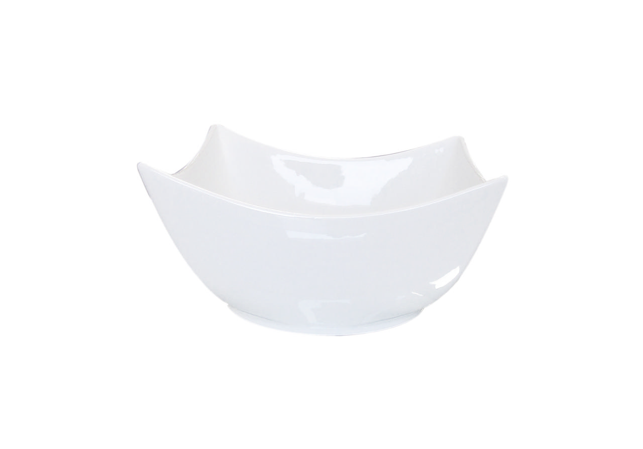 LIFESTYLE SQUARE BOWL PORCELAIN 24CM