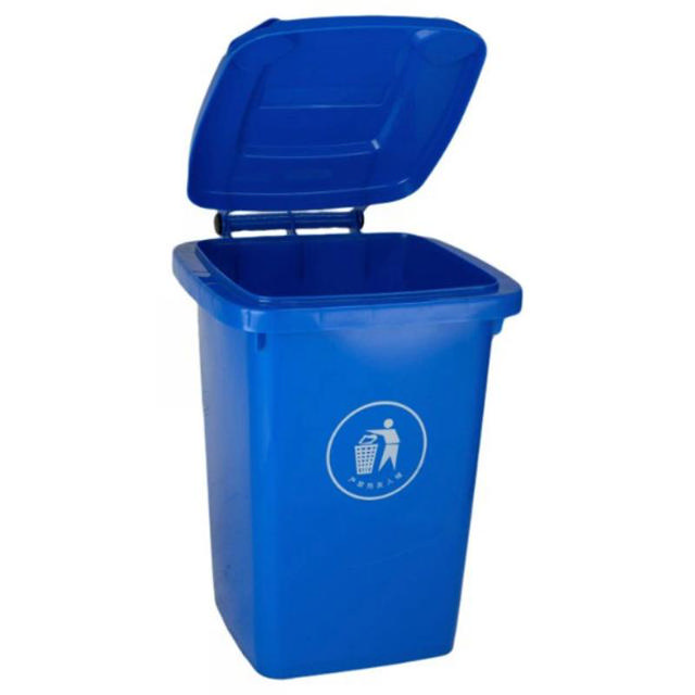 BIDONE BIN WITH WHEELS 60L - BLUE