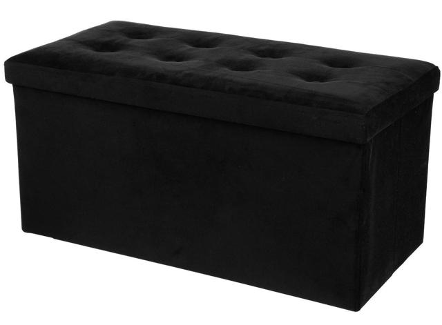 FOLDING STOOL LARGE - BLACK