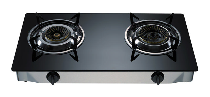 MATESTAR GLASS GAS COOKER TWO BURNERS