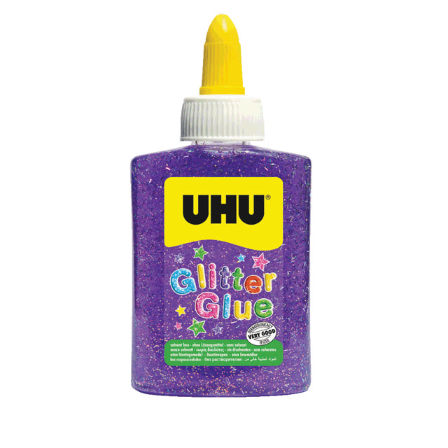 UHU GLITTER GLUE PURPLE 88,5ML