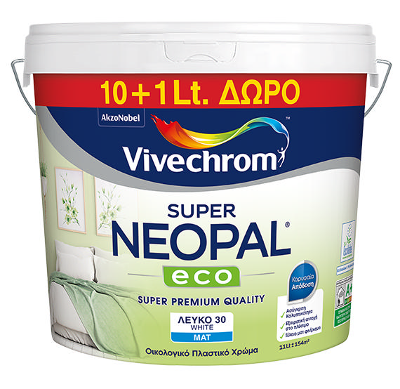 VIVECHROM SUPER ECO NEOPAL WHITE 10+1LT