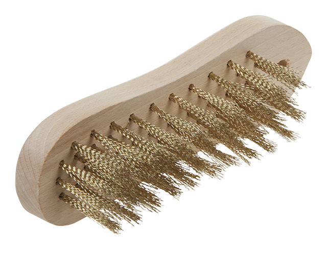 WOLFCRAFT 1 VIOLIN BRUSH BRASS-PLATED 5-ROW 205MM