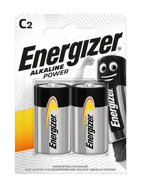 ENERGIZER ALKALINE POWER ΜΠΑΤΑΡΙΕΣ C 2 ΤΕΜ