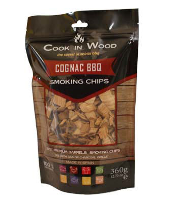 COOK IN WOOD SMOKING CHIPS COGNAC 360GR