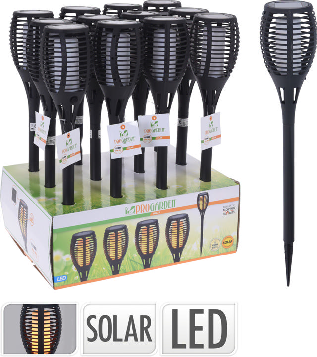 PROGARDEN SOLAR GARDEN LIGHT FLAME LED