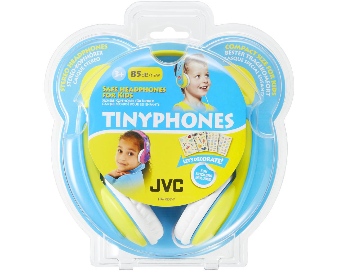 JVC CHILDREN HEADPHONES YELLOW