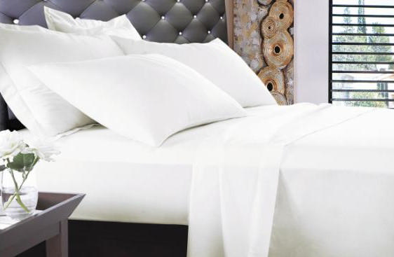 SELECTION BEDSHEET L DOUBLE 230X270CM WHITE