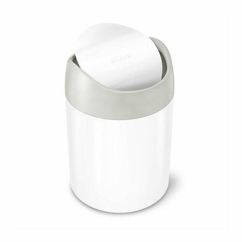 SIMPLEHUMAN MINI BIN 1.5L WHITE