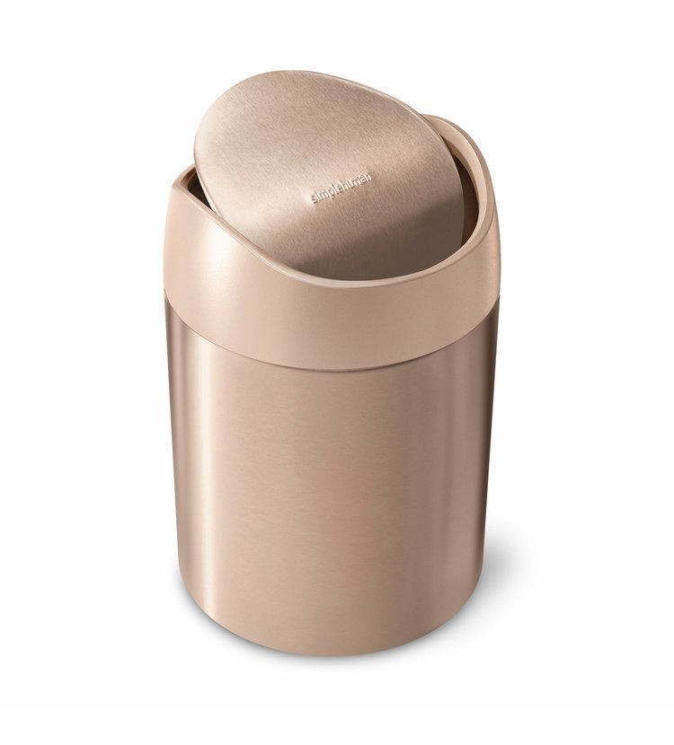 SIMPLEHUMAN MINI BIN 1.5L ROSE GOLD