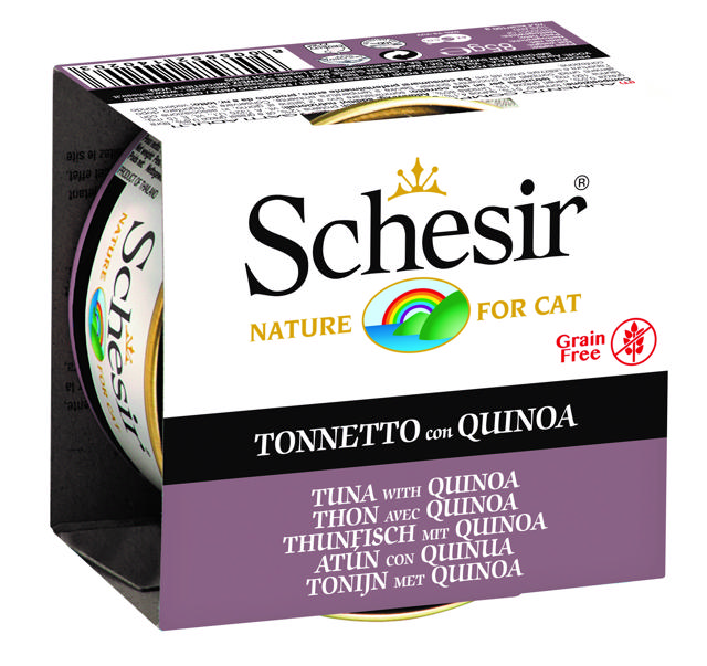 SCHESIR SR CAT JEL TUNA W QUINOA 85