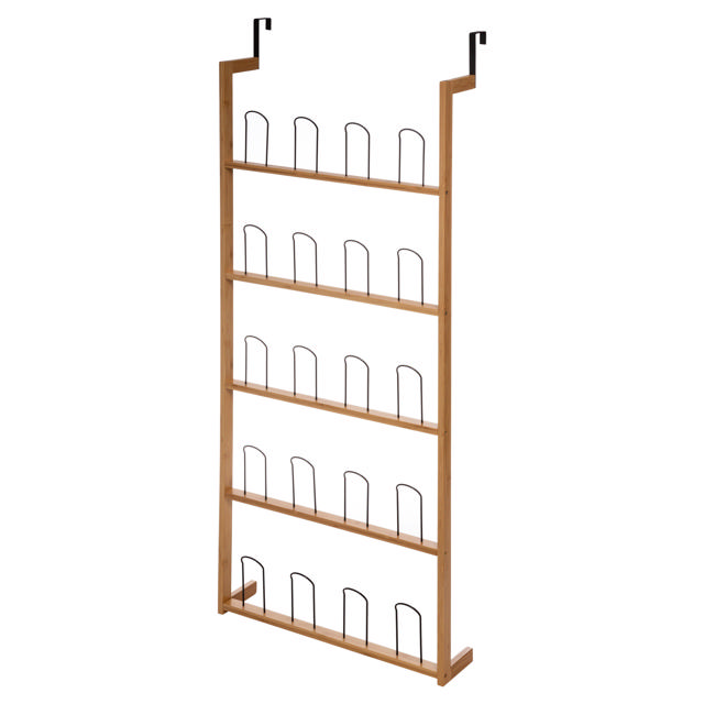 5FIVE SIMPLY SMART DOOR BAMBOO SHOE RACK 10PAIRS