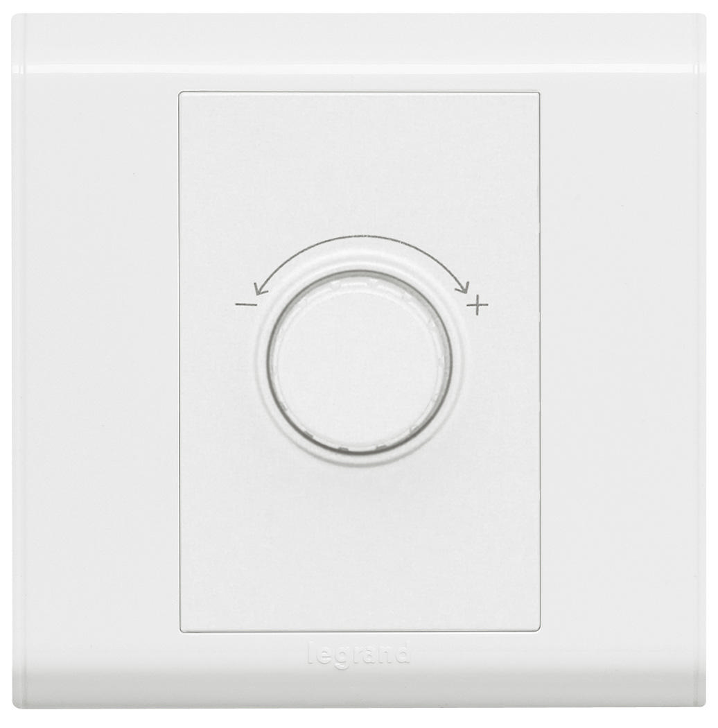 LEGRAND 617635 BELANKO PUSH AND ROTARY DIMMER 300W RLC + LED 1GANG 2WAY