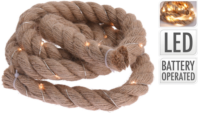 ROPE 120CM 20 WARM WHITE LED