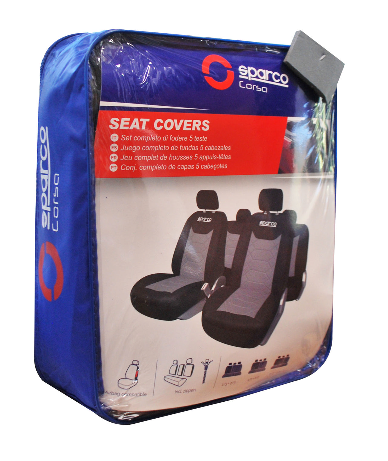 SPARCO SEAT COVER SET GREY