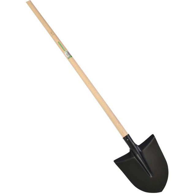 VERDEMAX SHOVEL SPADE 29X28CM WOODEN HANDLE 140CM