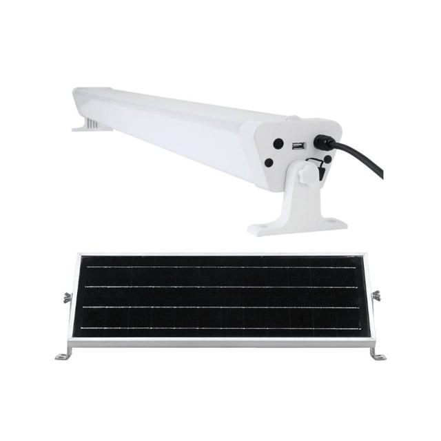 SUNLIGHT LED 30W SOLAR TRI-PROOF LIGHT WITH SEPARATE SOLAR PANEL 3000LM 6000K IP65