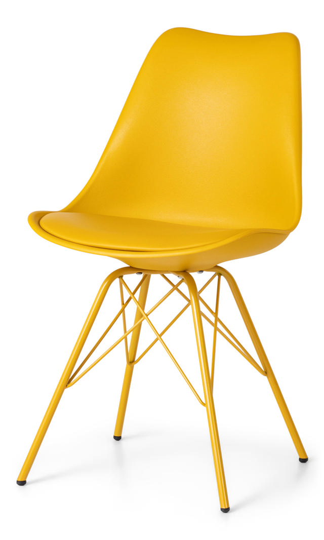 EMMA DINING CHAIR - YELLOW