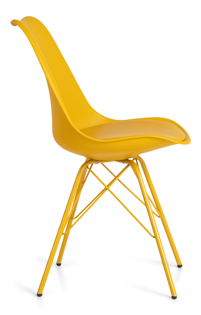 EMMA DINING CHAIR - YELLOW