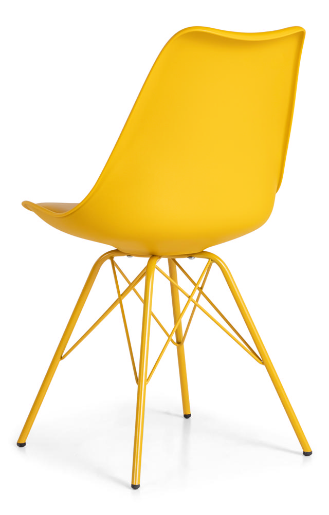 EMMA DINING CHAIR - YELLOW