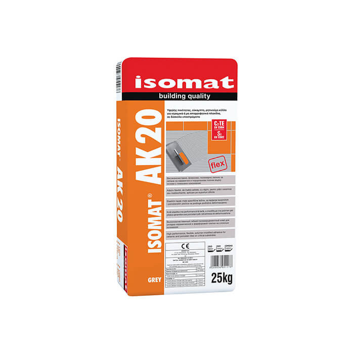 ISOMAT AK-20 TILE ADHESIVE GREY 25KG