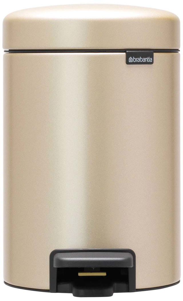 BRABANTIA NEW ICON ΚΑΔΟΣ ΑΠΟΡΡΙΜΑΤΩΝ ΠΕΝΤΑΛ 3L ΜΕΤΑΛΛΙΚΟΣ ΧΡΥΣΟΣ