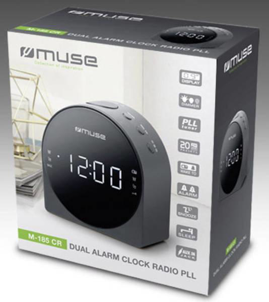 MUSE M-185CR ΡΑΔΙΟ ΚΑΙ ΞΥΠΝΗΤΗΡΙ