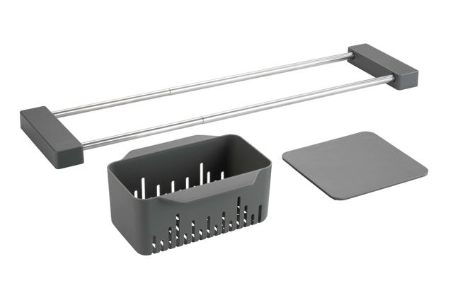 WENKO SINK CADDY CAMI EXTENDABLE 43.5-77.5X8X14CM